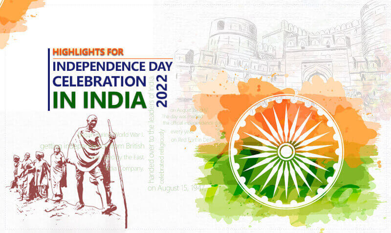 Highlights for Independence Day Celebration in India, 2022
